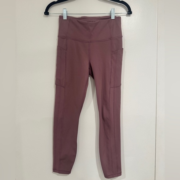 Athleta Pants - Athleta Ultimate Stash 7/8 Leggings Mauve Purple Size Small